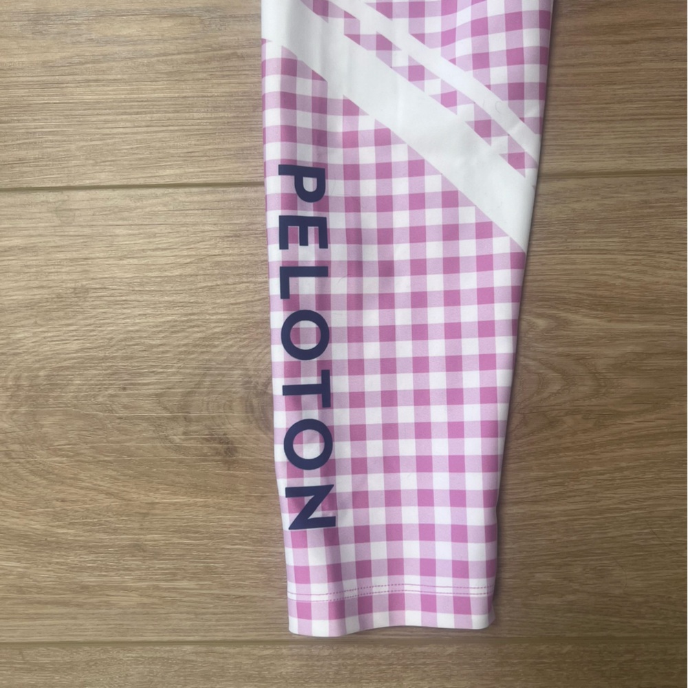 Peloton gingham high rise leggings size large - Picture 6 of 9